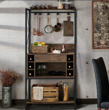 Durrett Kitchen Organizer Shelve Baker's Rack Decor - waseeh.com