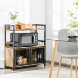 Nishtha Kitchen Bookcase Cabinet Bakers Rack