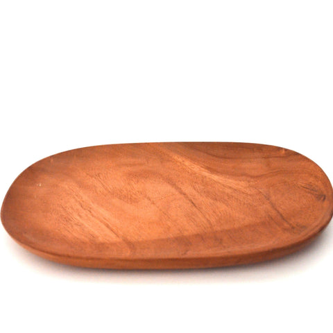 Oval Shape Wooden Platter Tray - waseeh.com