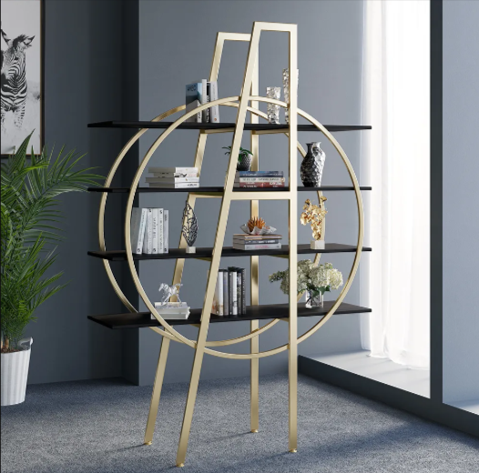 Gleaming Orbit Living Room Bookcase Shelve Organizer Rack Decor - waseeh.com