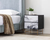 Cordero Nightstand Lounge Bedroom Side Table - waseeh.com