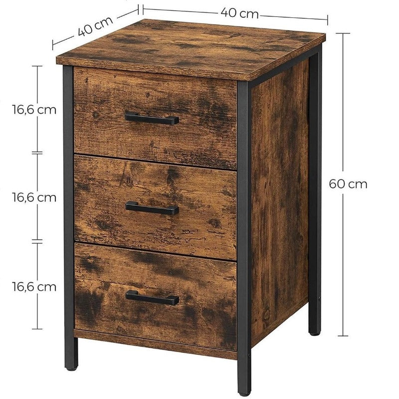 Nightingale Bedroom Drawer Side Table - waseeh.com