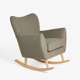 Boucle Sage Green Wilson Rocking Chair