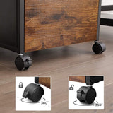 Way Side Office Home Drawer Side Table Rolling Trolley - waseeh.com