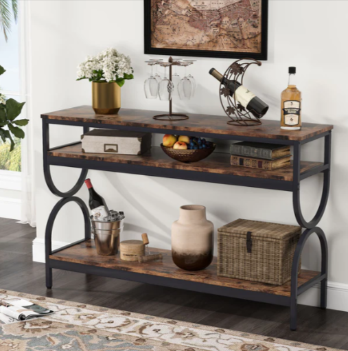 Settee LED Entryway Living Lounge Console Organizer Table - waseeh.com