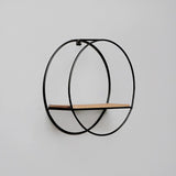 Wall-Mounted "Mini-Round" Floating Metal Storage Organizer Frame Decor - waseeh.com