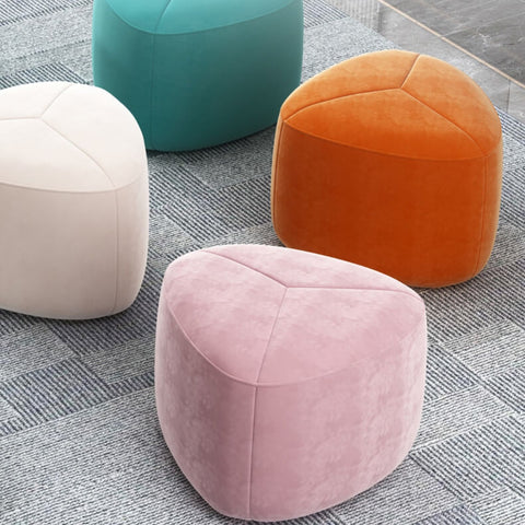 Pumpkin shaped stool for living room bed room