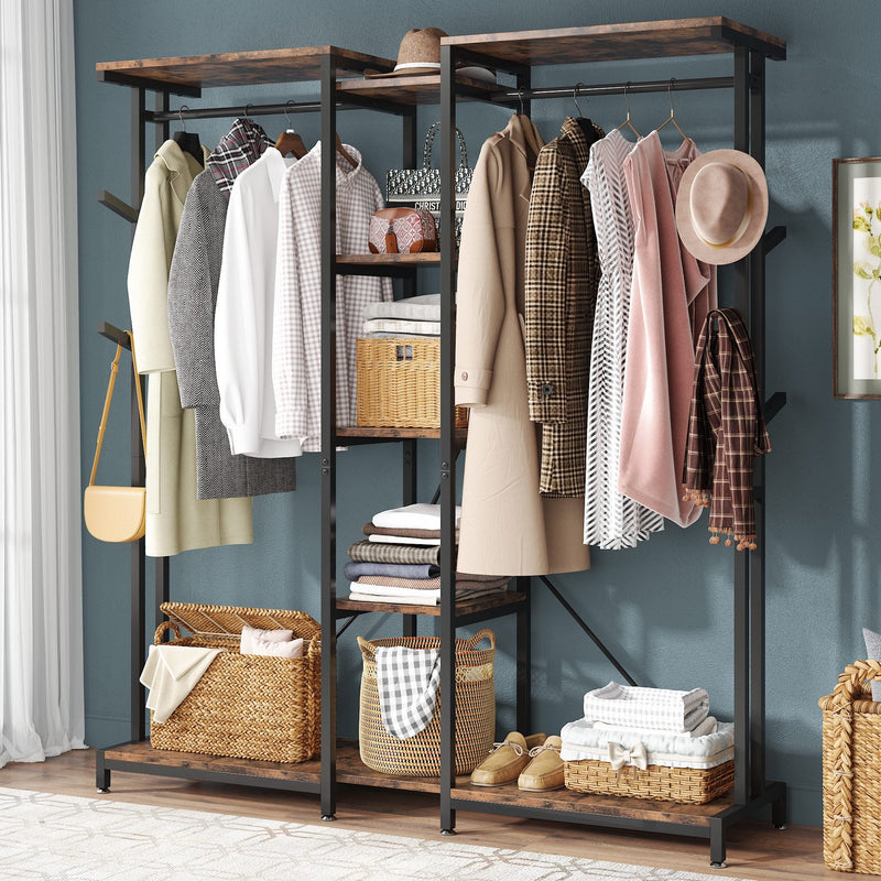 Murky Duty Bedroom Shoe Coat Hang Organizer Rack - waseeh.com