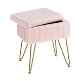 Vanity Stool with Storage For Living Room Bed Room