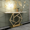 Quadratic Living Lounge Drawing Room Console Table - waseeh.com