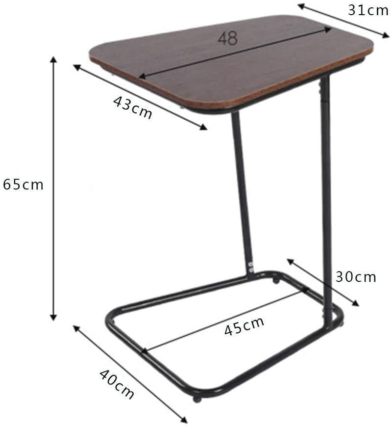 Sleek Line Living Lounge Bedroom Side Laptop Organizer Table - waseeh.com