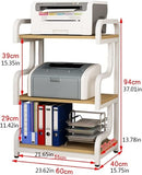 Printer Stand Floor-Standing Printer Stand Desktop Printer Stand Organizer - waseeh.com