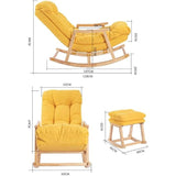 Twist Rocking Chair Deck Chair Sun Lounger Lounge Chair Bedroom Living Room