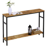Timberer Narrow Entryway Small Hallway Desk Console Table