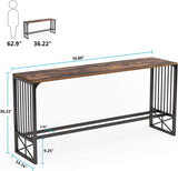 Tekavo Narrow Hallway Table Entryway Media Living Lounge Console Table