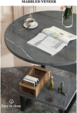 Double Layer Coffee Table Snack End Tables Industrial Sofa Side Table