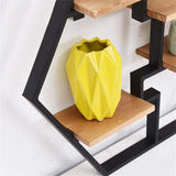 Étagère Wall Solid Wood Living Lounge Drawing Room Metal Floating Organizer Shelve Decor - waseeh.com