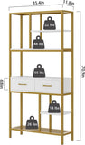 Kaylani Living Room Bookcase Shelve Organizer Storage Rack Decor - waseeh.com