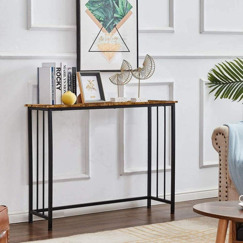 HIRVALL Narrow Entryway Small Hallway Desk Console Table Sofa Table