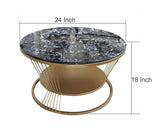 Afiya Round Coffee Table Living Lounge Center Table