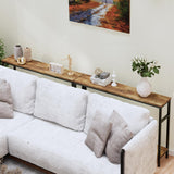 Timberer Narrow Entryway Small Hallway Desk Console Table