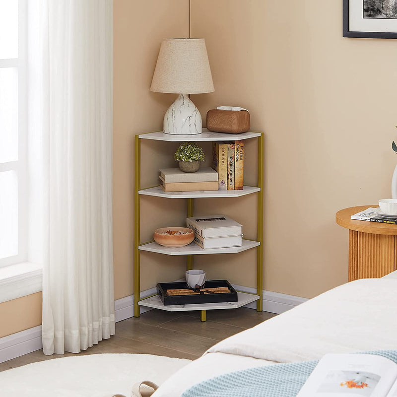 Banishe Corner Organizer Bookcase Storage Rack - waseeh.com