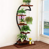 Heart Curved Plant Shelve Rack Decor - waseeh.com