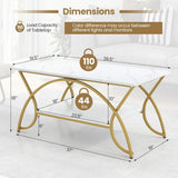 Cosablancy Modern Rectangular End Living Room Office Lounge Center Table