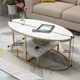 Oval Middo Living Lounge Center Coffee Table