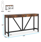 Vestibule Living Lounge Entryway Room Organizer Console Table - waseeh.com