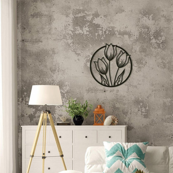 Tulip Metal Wall Decor