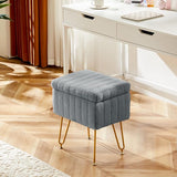 Vanity Stool with Storage For Living Room Bed Room