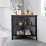 Corner Metal Frame Storage Shelf Organizer for Small Space - waseeh.com