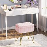 Vanity Stool with Storage For Living Room Bed Room