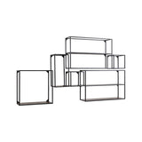 Booker Climbing Lounge Drawing Room Metal Floating Organizer Shelve Decor - waseeh.com