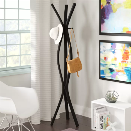 Carruth Wide Bedroom Coat Hanging Organizer Rack - waseeh.com