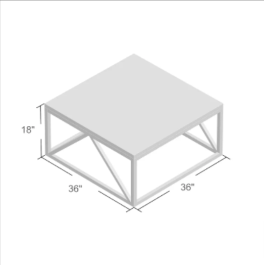 Hambly Frame Coffee Lounge Living Room Center Table - waseeh.com