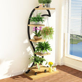 Heart Curved Plant Shelve Rack Decor - waseeh.com