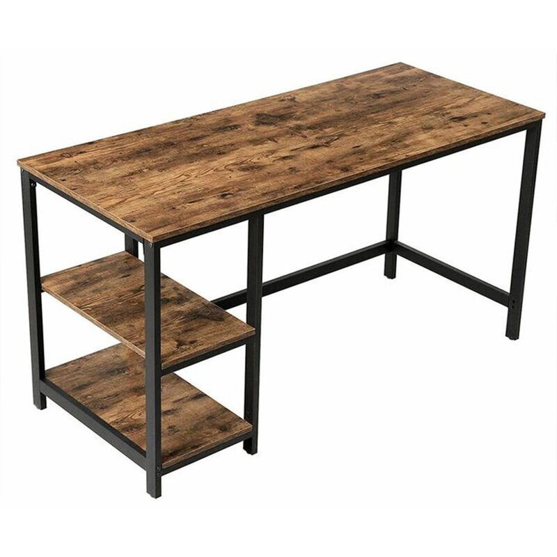 Wide Bucket Home Office Workstation Writing Organizer Desk Table - waseeh.com