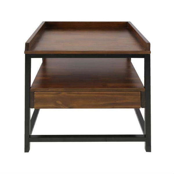 Mocha Lounge Living Bedroom End Side Drawer Table - waseeh.com