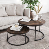 Maywood Nesting Living Loung Drawing Room Centre Tables (Set of 2) - waseeh.com