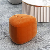 Pumpkin shaped stool for living room bed room