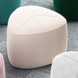 Pumpkin shaped stool for living room bed room