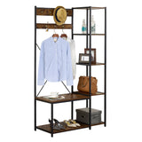 Grotesque Living Bedroom Shoe Coat Hang Storage Organizer Rack Decor - waseeh.com