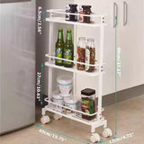 Slimy Mobility Kitchen Storage Organizer Trolley - waseeh.com