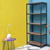 Arturs Bookcase Storage Organizer Rack (5-Tier) - waseeh.com