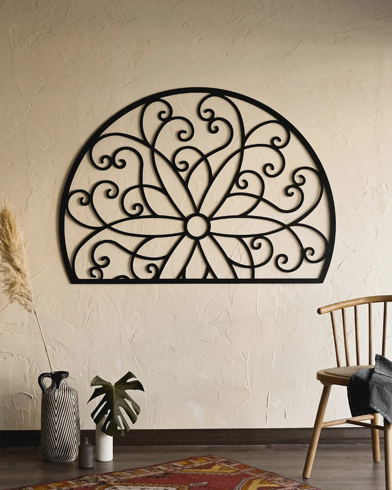 Lotus Flower Metal Wall Decor