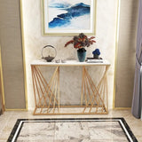 Luxury Villow Entryway Lounge Living Room Console Table - waseeh.com