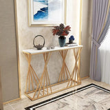 Luxury Villow Entryway Lounge Living Room Console Table - waseeh.com