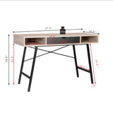 Oldcastle Living Room Office Work Station Organizer Desk Table - waseeh.com